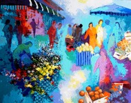 March&eacute; &agrave; Landivisiau - 30F (92x73 cm)
