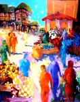 March&eacute; &agrave; Ploumanac'h - 30F (92x73 cm)