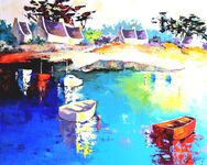 Bord de mer &agrave; Erdeven - 25F (81x65 cm)