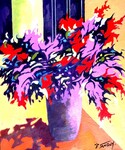 Carnac en fleurs - 10F (55x46 cm)