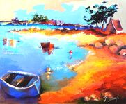 Du c&ocirc;t&eacute; de St Nic - 12F (61x50 cm)