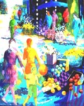 March&eacute; &agrave; Pont Aven - 30F (92x73 cm)