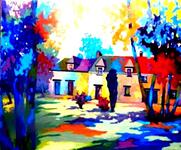 Long&egrave;re &agrave; Amanlis pr&egrave;s de Rennes - 20F (73x60 cm)