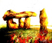 Une longue histoire &agrave; Carnac - 15F (65x54 cm)
