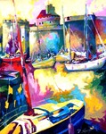 St Malo &agrave; l'abordage - 30F (92x73 cm)