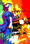 Le duo de Carnac - 20F (73x60 cm)